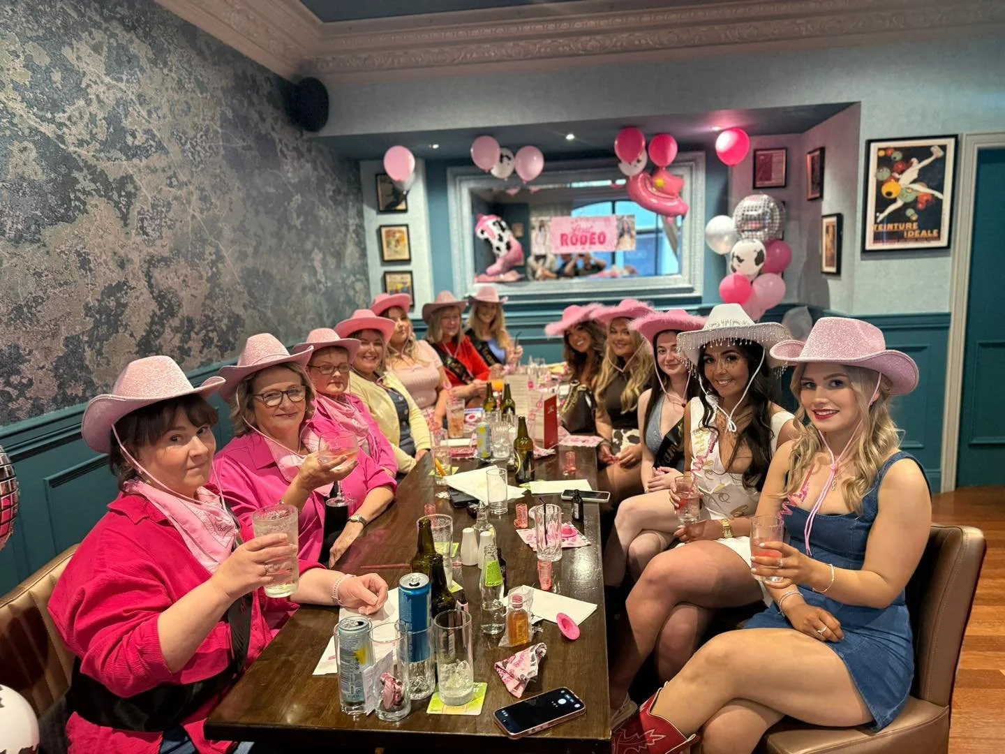 🤠💖 Katie&rsquo;s Last Rodeo at Hotel Rue tonight! 💖🤠

Pink hats, cocktails flowing, and the ultimate cowgirl crew all together to celebrate the beautiful bride-to-be 🥂✨ From rodeo vibes to dancefloor energy, the girls are bringing the party toni