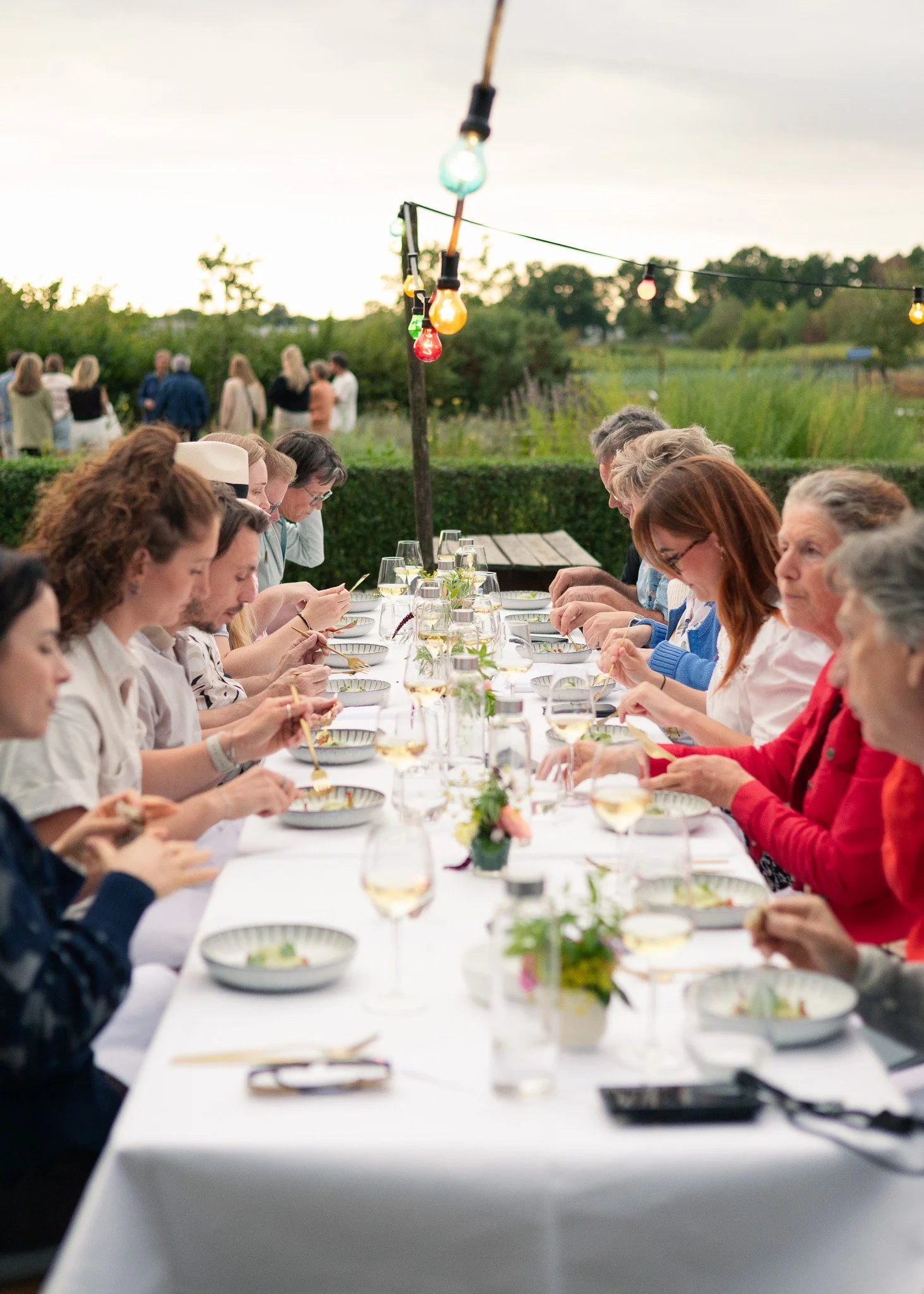 Lange tafel diner event Bij Albrecht op boerderij Bijzonder Brabants