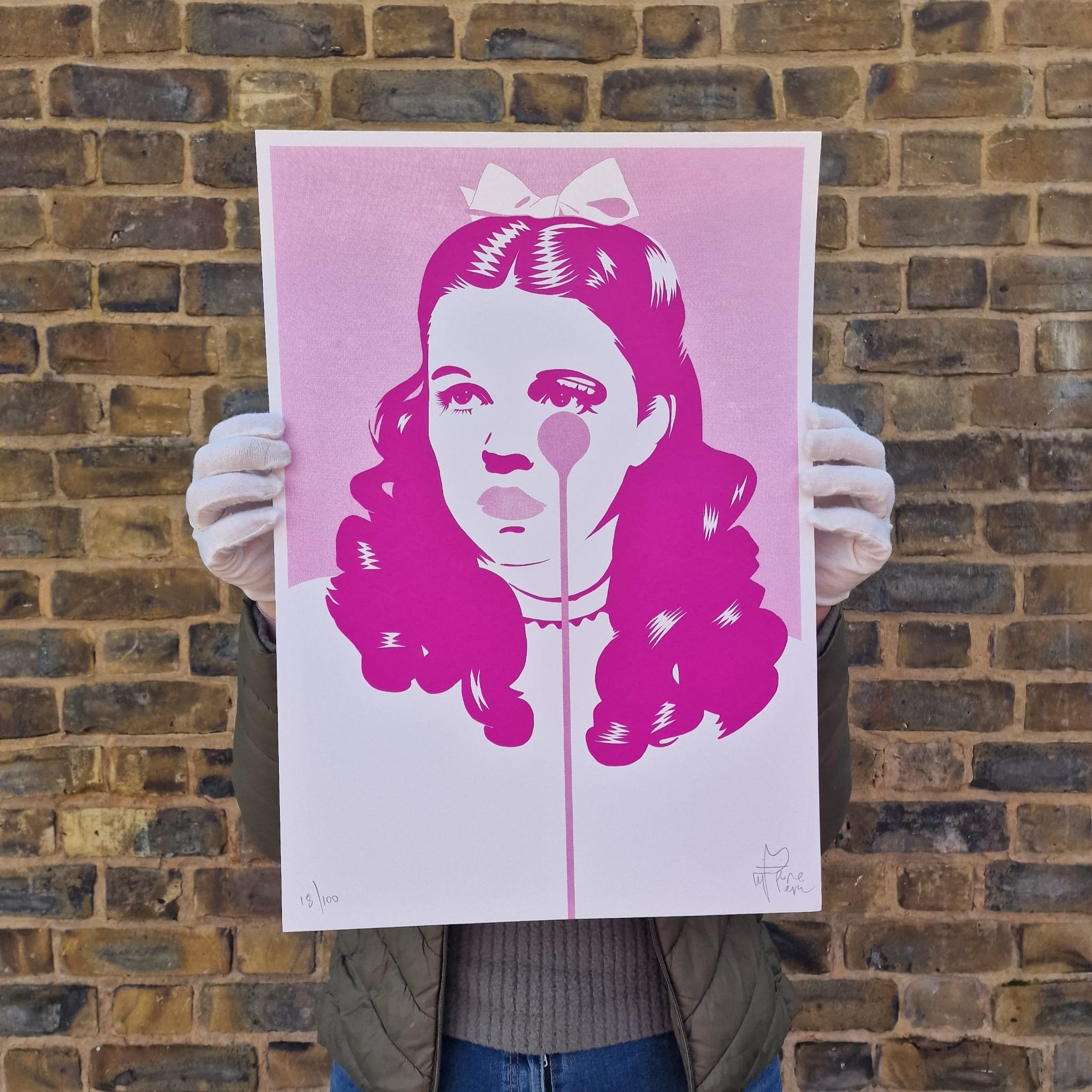 "Judy Garland- Dorothy" limited edition print by Pure Evil, available to buy at Xennial Gallery image before framing