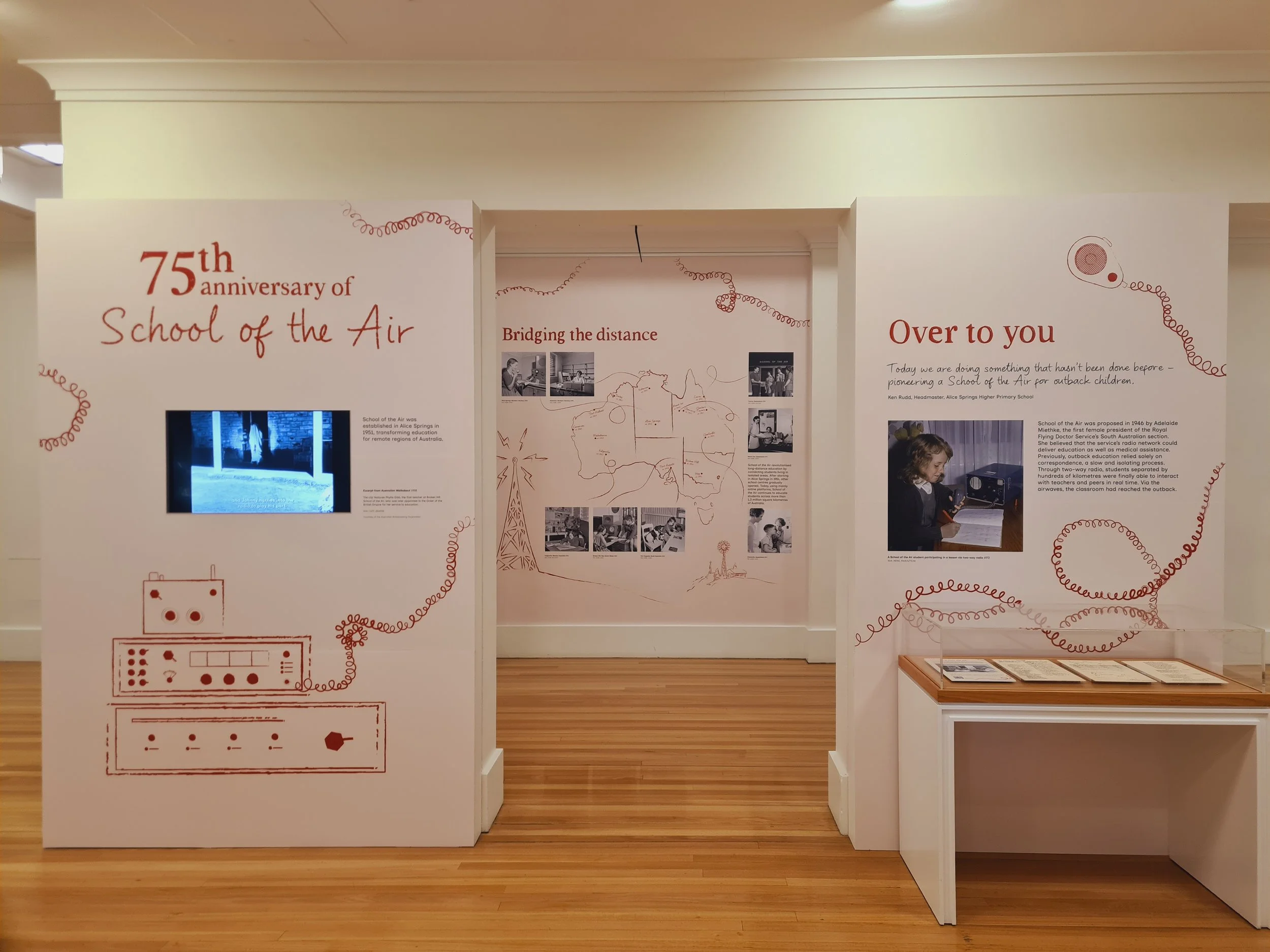 SCHOOL OF THE AIR DISPLAY
