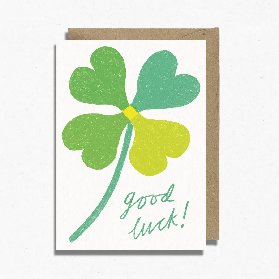 Good Luck Clover Card
