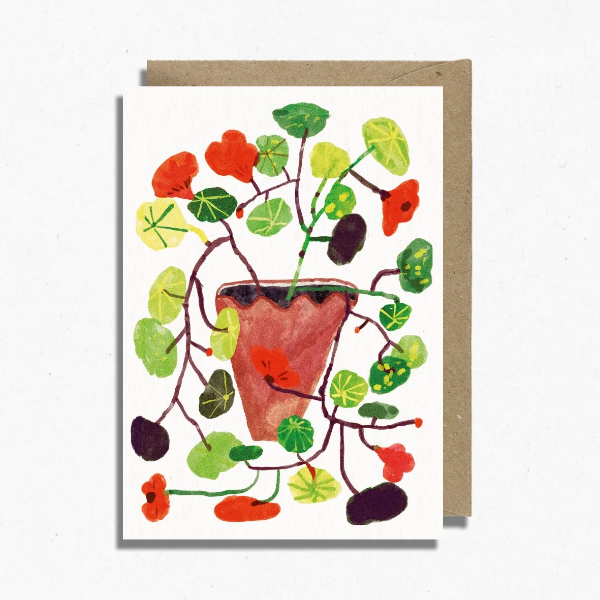Nasturtium Card
