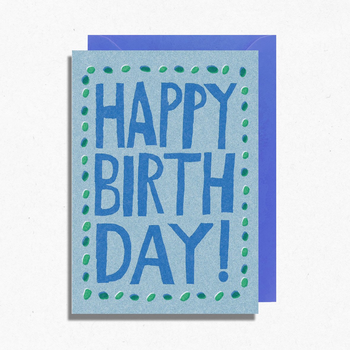 Happy Birthday Spots Blue