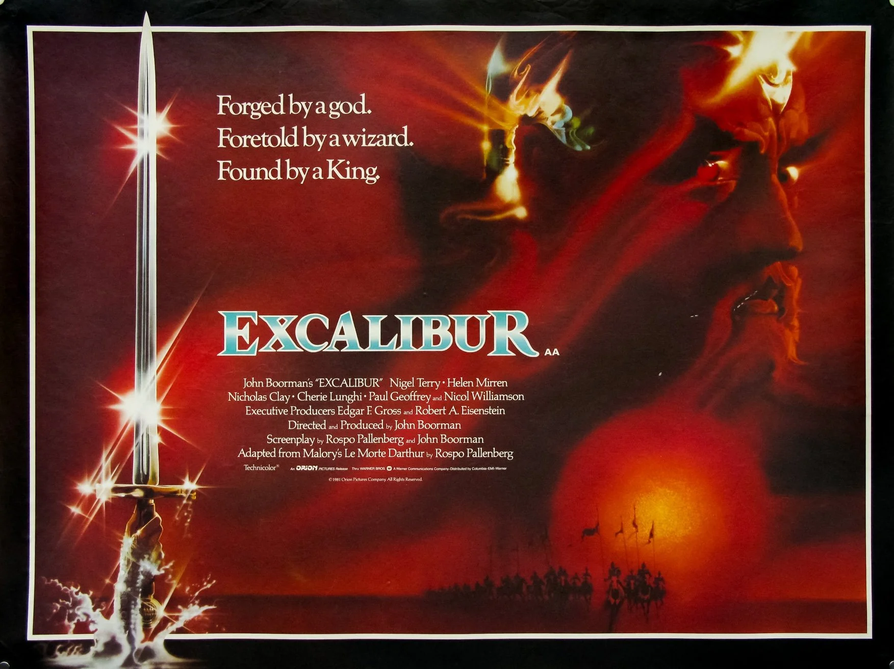 Excalibur (John Boorman, 1981): The Weird Wisdom of Epic Fantasy
