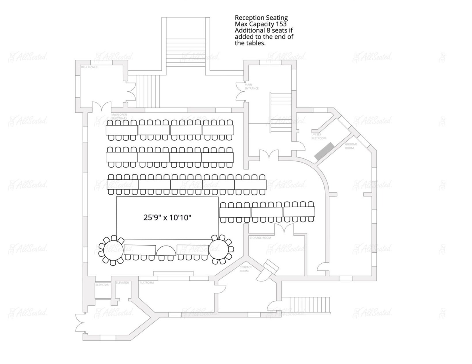 Seating Layout Options — Kaleidoscope