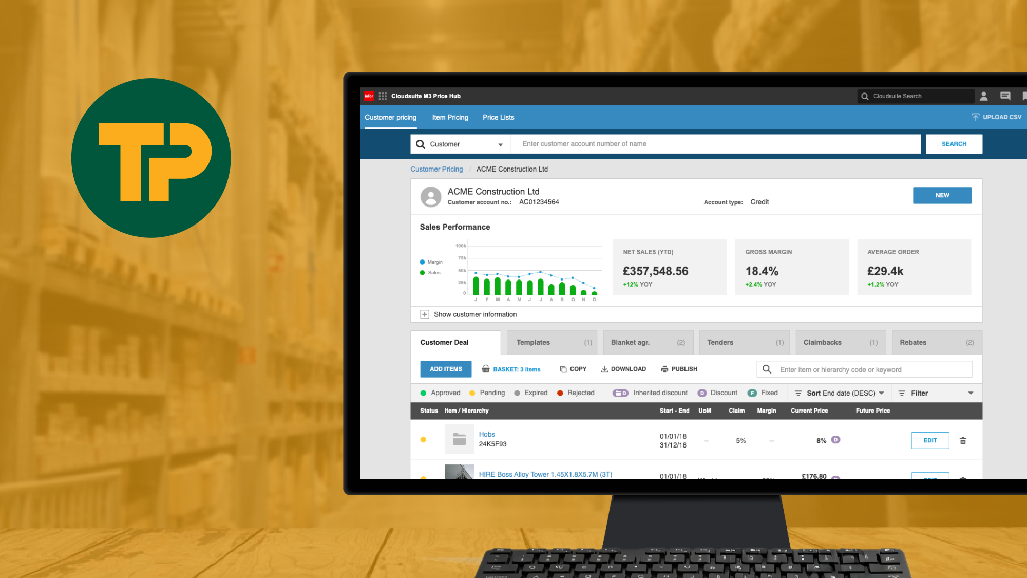 Travis Perkins Price Hub