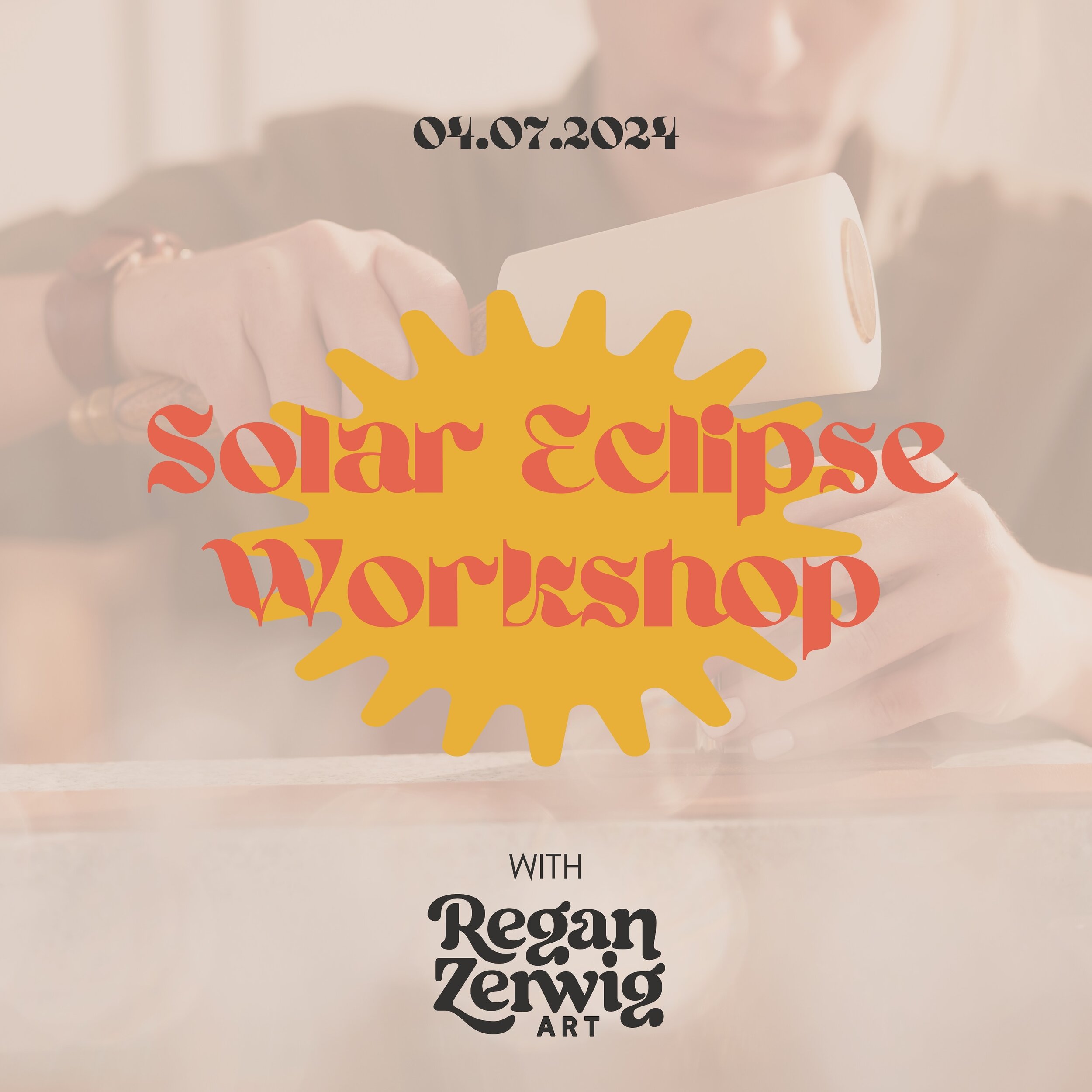 🌞✨ Only 4 WEEKS left to register and unleash your inner eclipse artist! 🎨 In my one-of-a-kind workshop, you&rsquo;ll craft your very own solar eclipse metal wall hanging! 🔨🌑 Let&rsquo;s turn that metal into celestial masterpieces! Sign up now bef