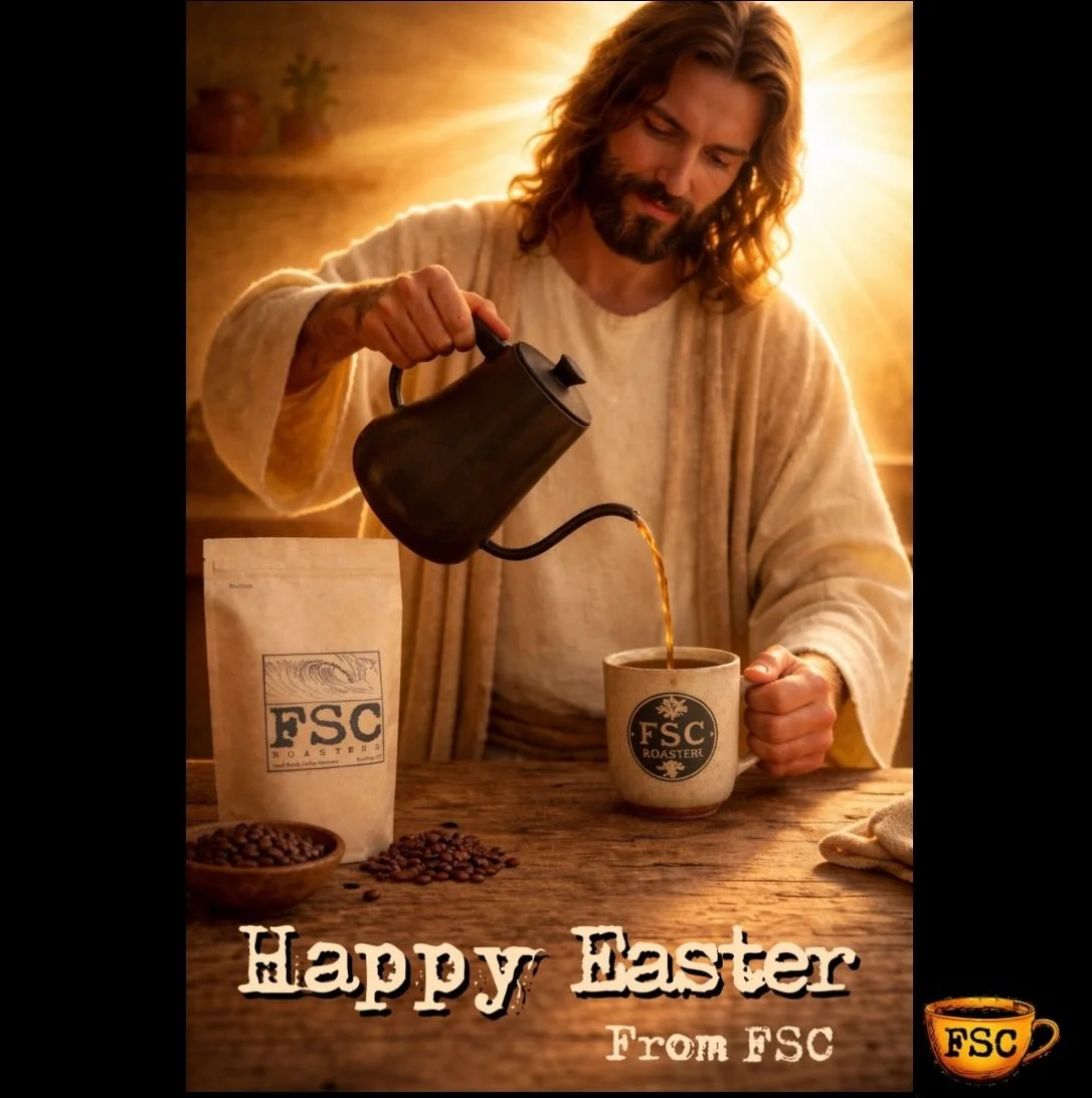 Special awakenings deserve a special coffee&hellip; FSC coffee! 
Drink coffee, be risen, stay stoked!
Happy Easter, from FSC ☕️