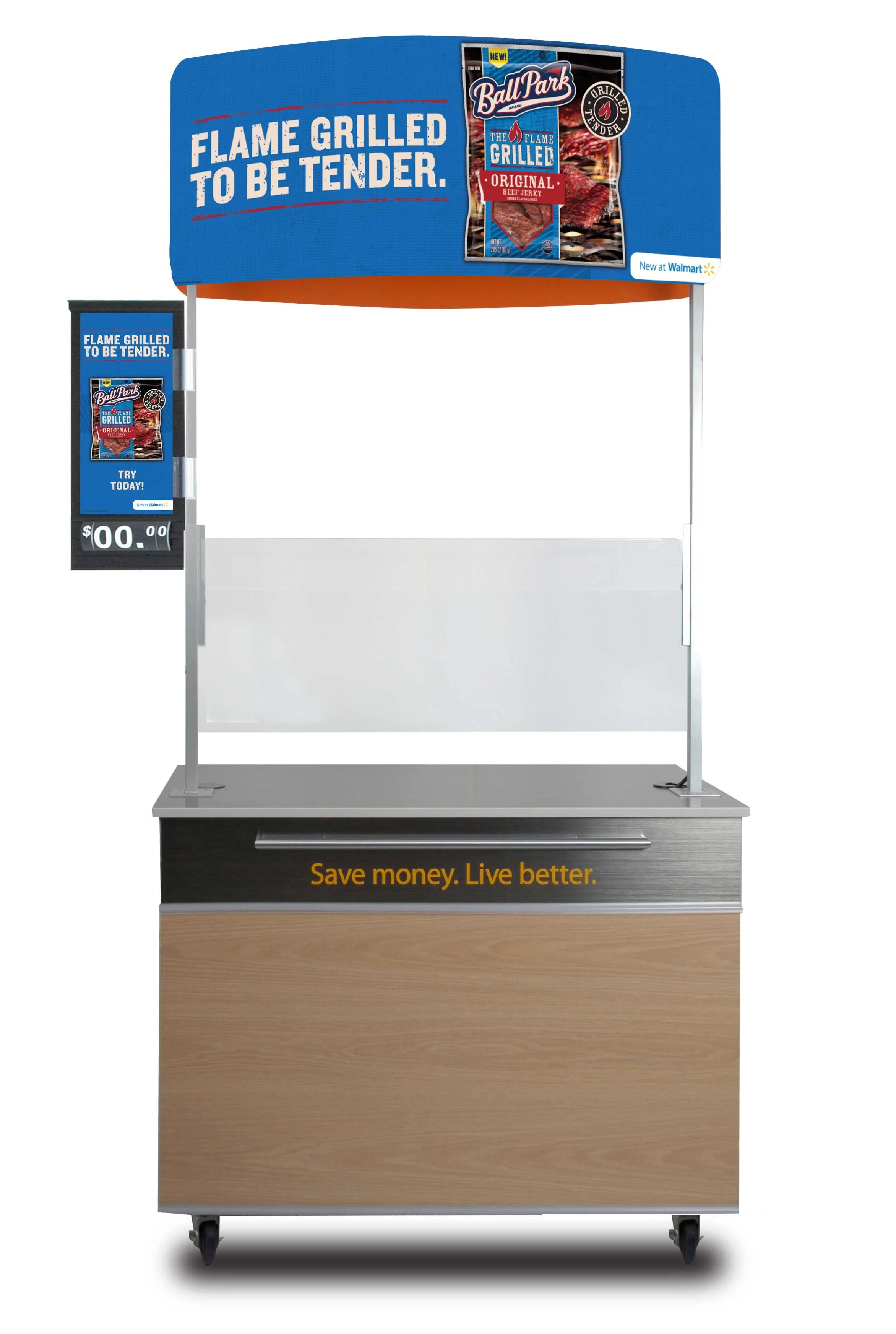 Tyson Demo Cart with Header and Side Wing Graphics