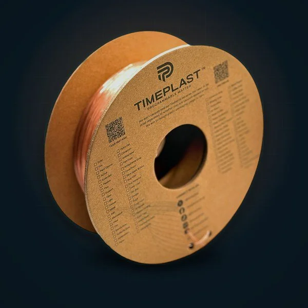 Real photo of a Timeplast Coral Food filament spool