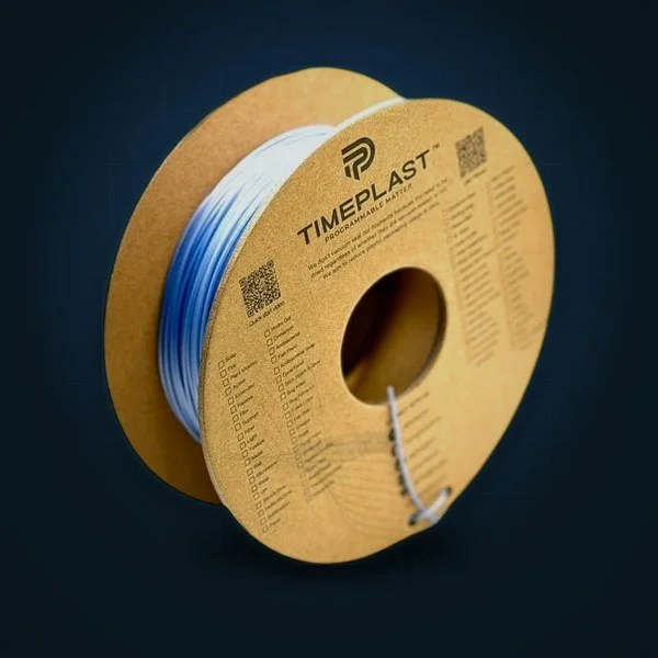 Real photo of a Timeplast Passive Gen 2 filament spool