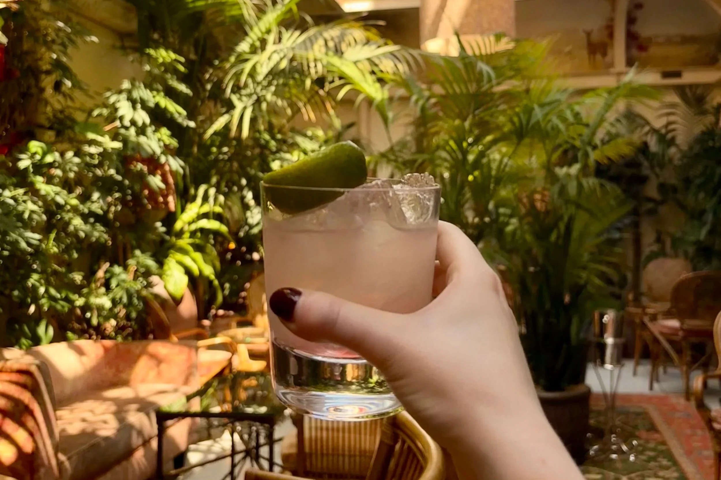 Cocktail in Rules Restaurant Covent Garden