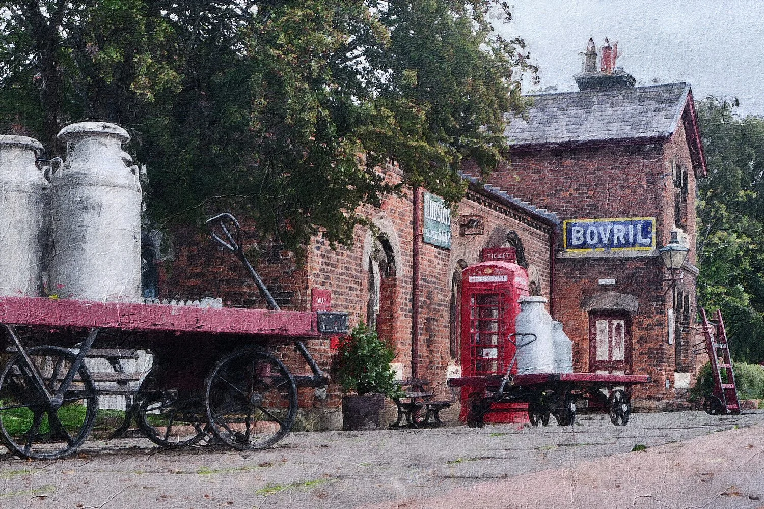 Hooton Station, UK
