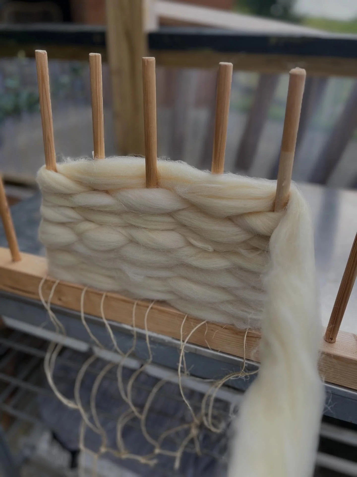 A Creative Day of Weaving Workshop is happening next Saturday 21st March. Learn about wool harvesting from sheep to fibre and use home grown organic certified wool to weave on peg looms. This is a gorgeous, slow activity that demonstrates how adaptab