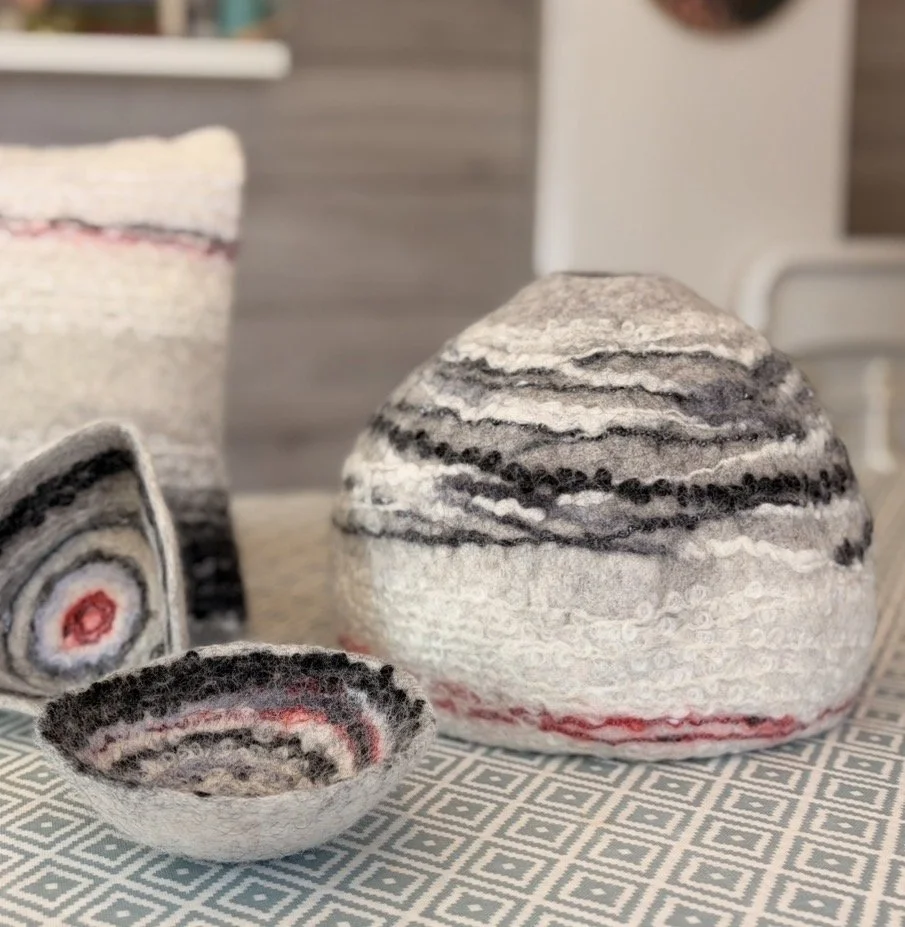 Felting a 3D Wool Sculpture