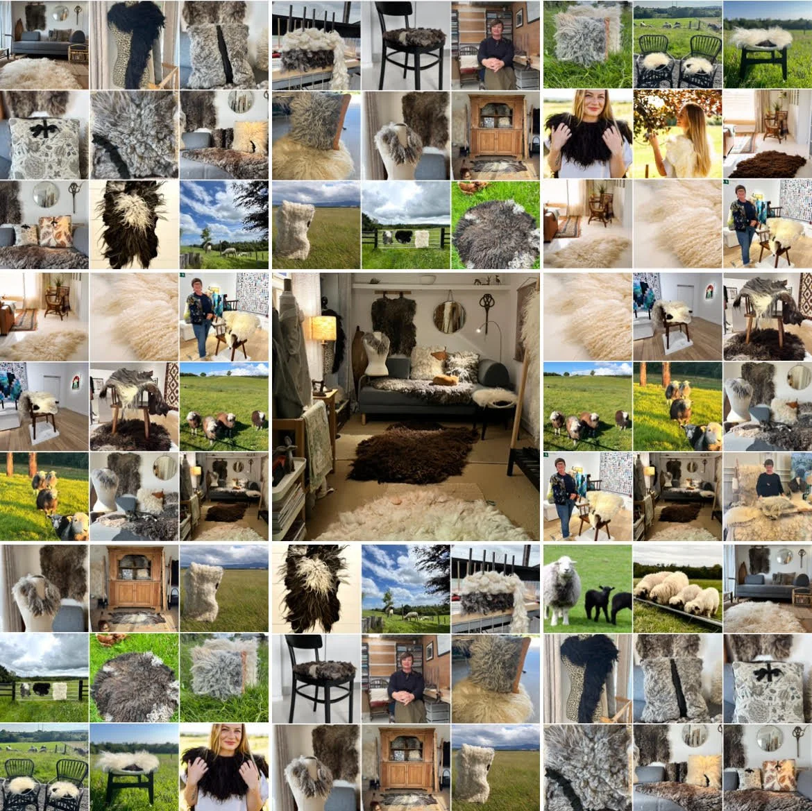 Wool Rugs, Cushions, Wallhangings, Lights