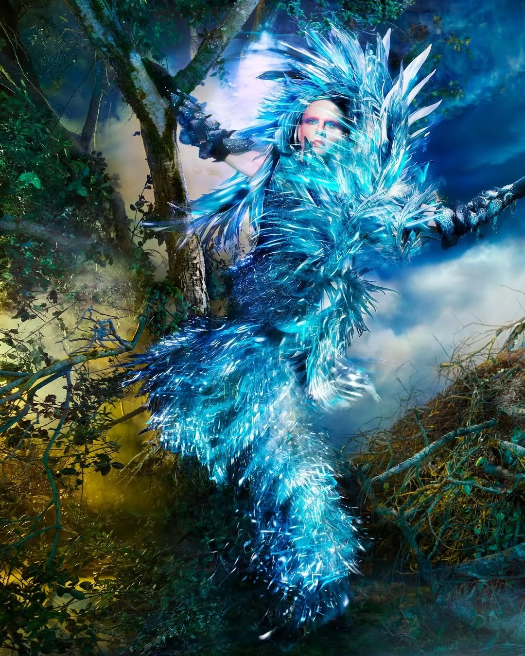 Jordan Roth for Vogue Portugal, shot by David Lachapelle