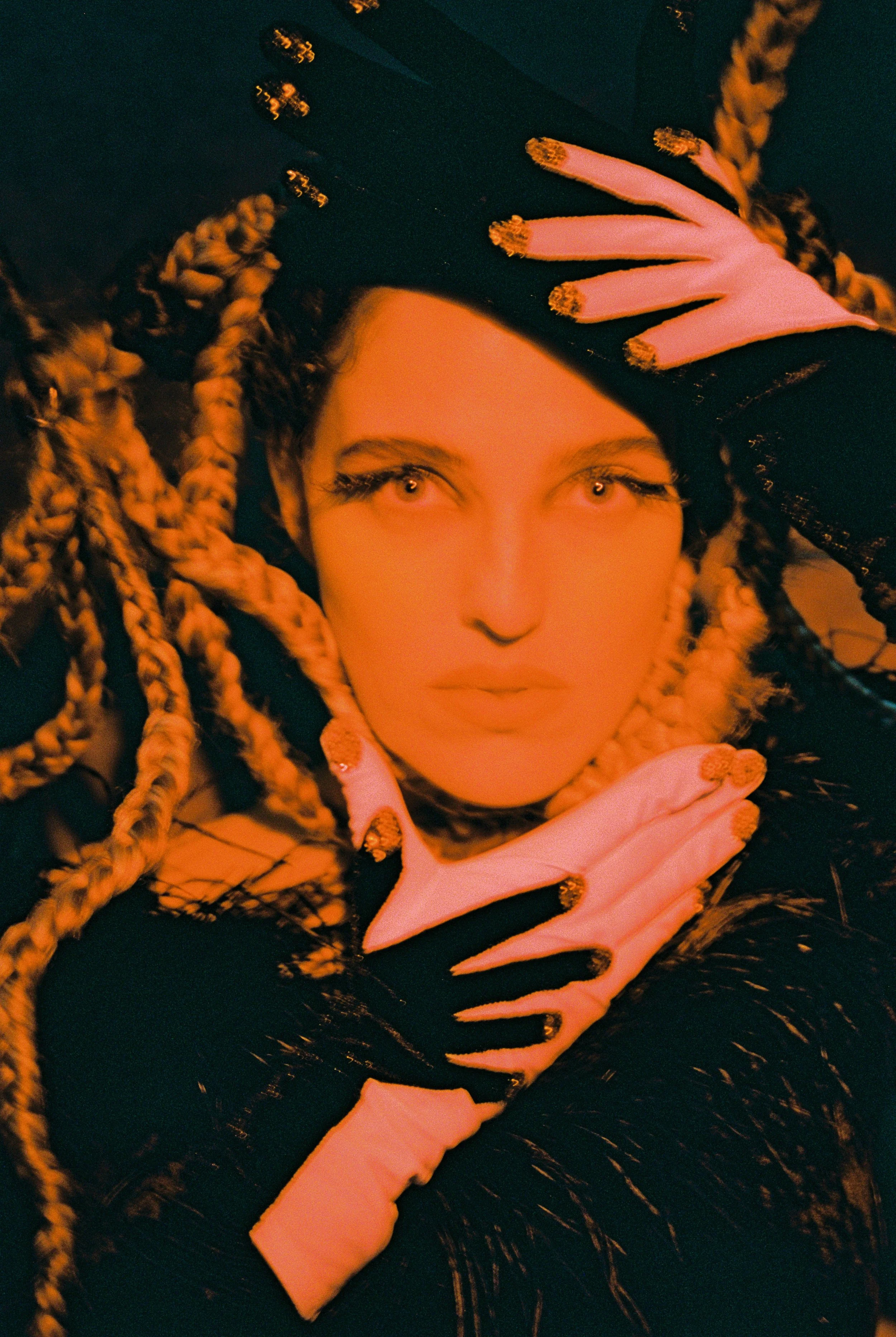 Escher inspired gloves shot by Phileine van den Hul, styled by Matilde di Pietro.