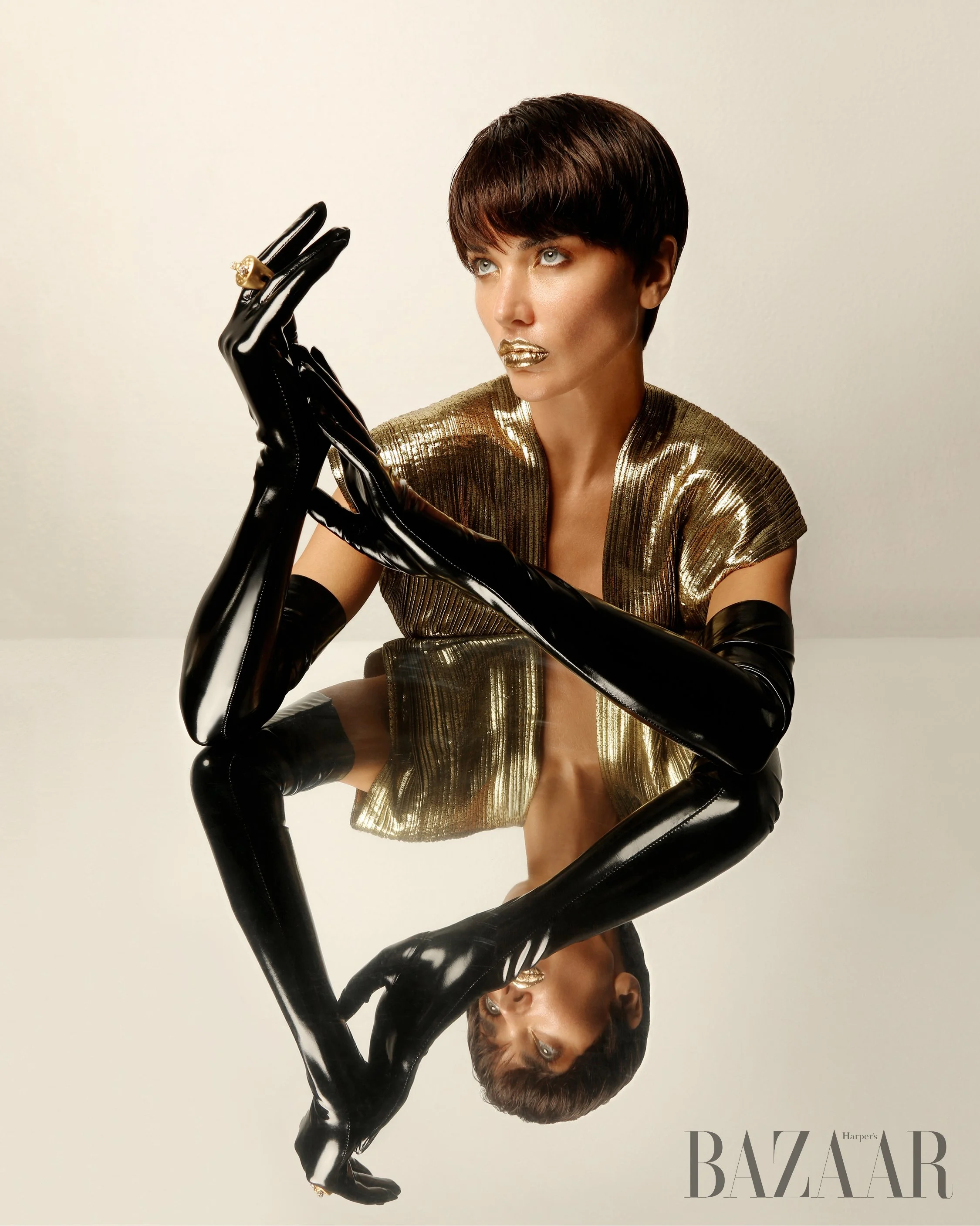 The Jada gloves for Harper's Bazaar Vietnam