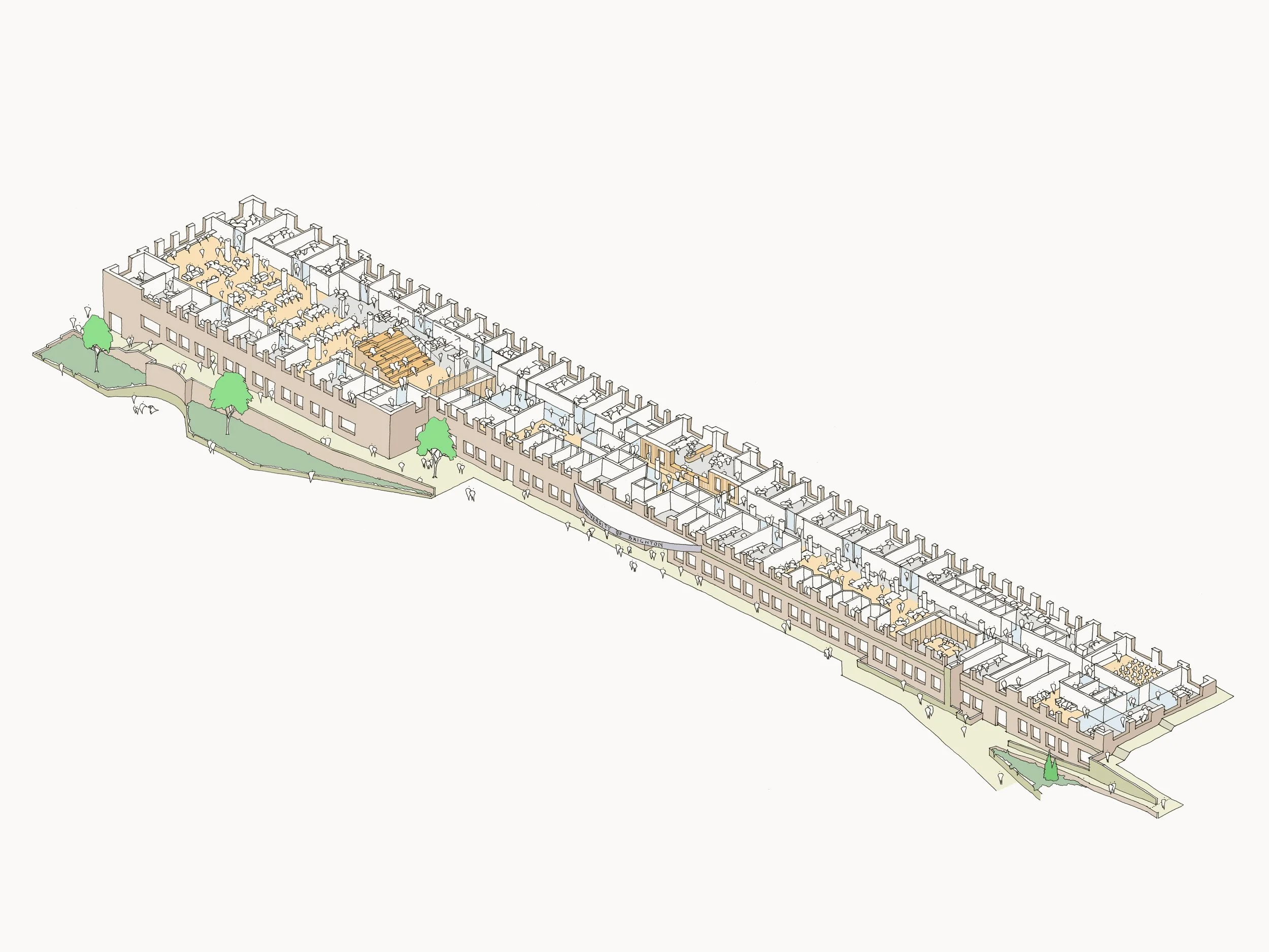 University of Brighton Mithras House
 
Education, Masterplanning + Residential
 