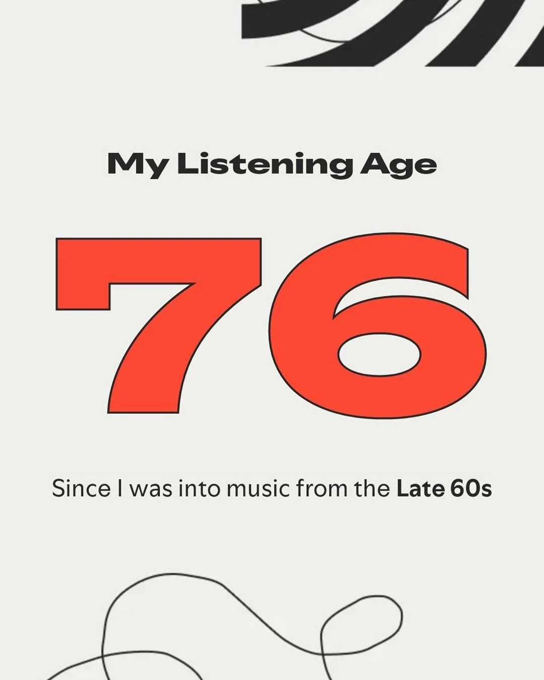 When Spotify says your listening age is 76&hellip; (swipe to see my reaction 😂)

I&rsquo;m an old soul and take it as a compliment! 🤠

Anyone else get an old listening age??

#designstudio #countrymusic #spotifywrapped