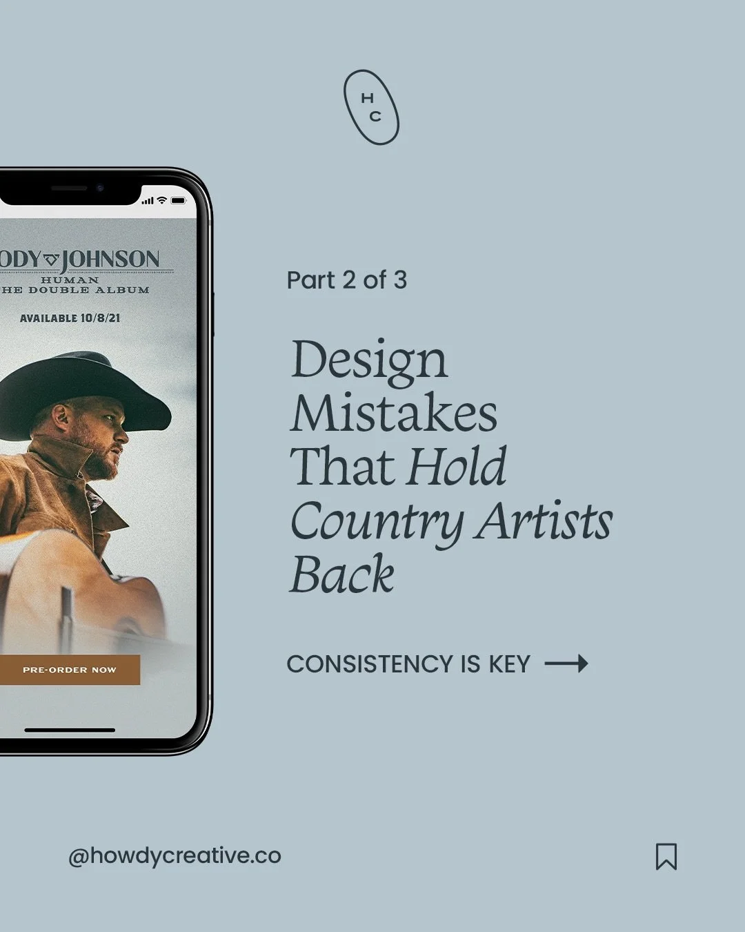One of the biggest things that holds artists back visually is inconsistent branding.

Fans should be able to recognize your artistry across every platform &mdash; from album art to your website to social media.

When visuals align, your brand feels s