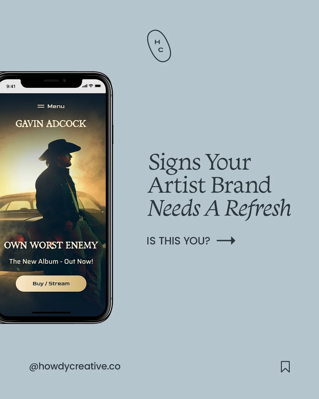 Growth often starts with clarity.

A lot of artists think they need:

More content.
More promotion.
More releases.

But sometimes, the real issue is simpler than that.

If your brand feels inconsistent, unclear, or outdated&mdash;it creates friction.