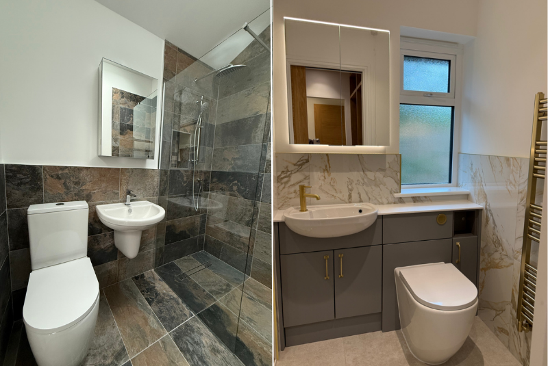 Ensuite bathrooms