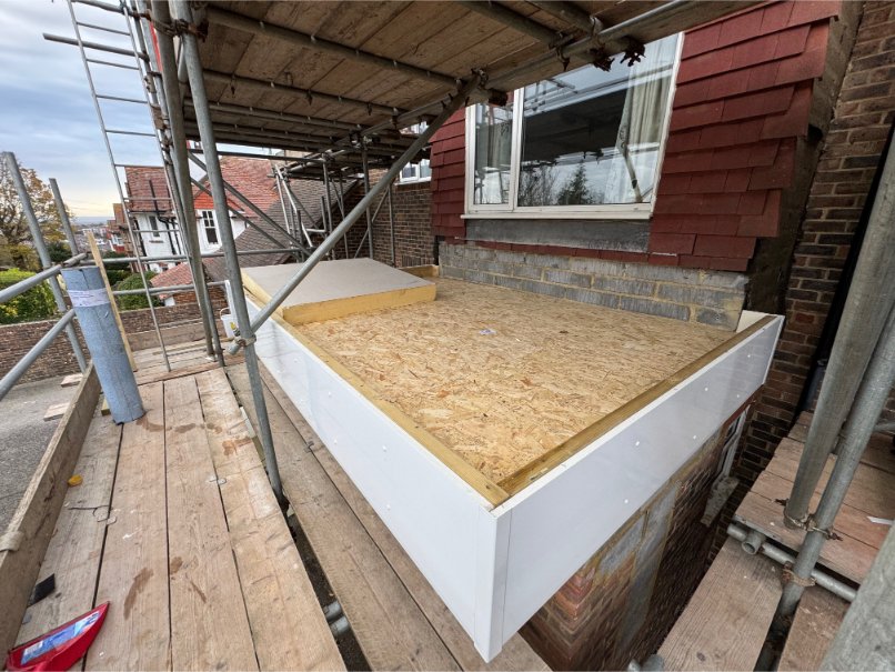 Roofing before membrane