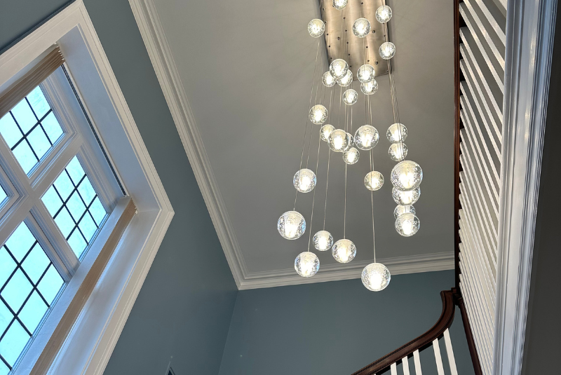 Hallway lighting by Colbran & Wingrove