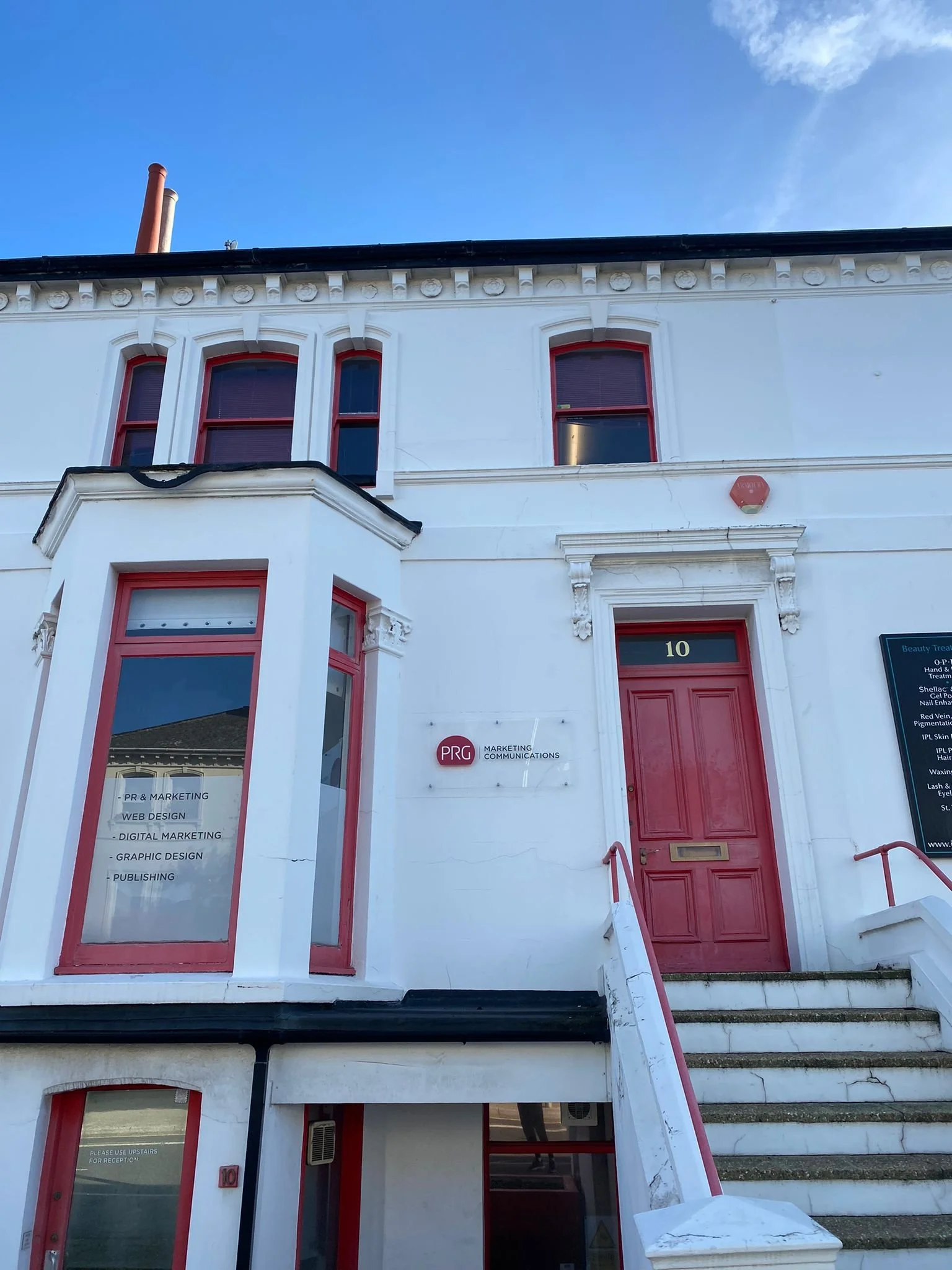 PRG building before work