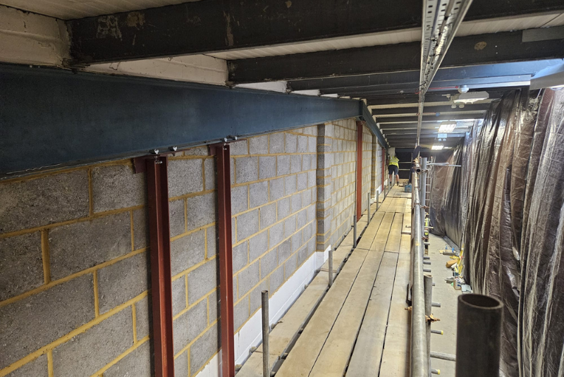 Structural repairs at Brewers 