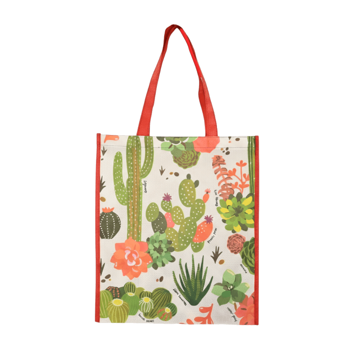 Cactus reusable rPET shopping bag