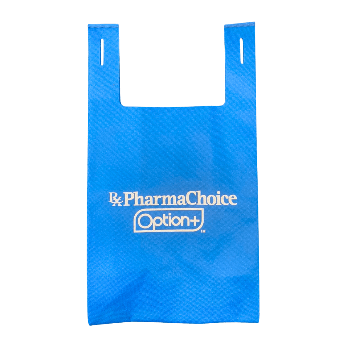 Pharma Choice custom reusable t-shirt shopping bag