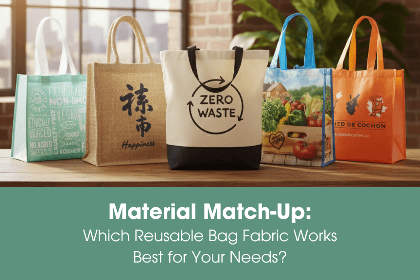 Material Match-Up: Which Reusable Bag Fabric Works Best for Your Needs?