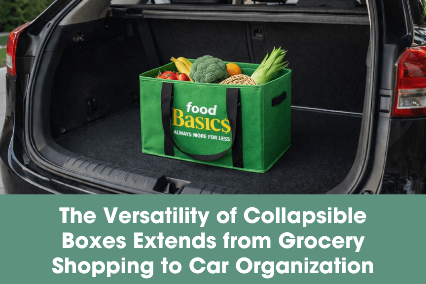 The Versatility of Collapsible Boxes Extends from Grocery Shopping to Car Organization