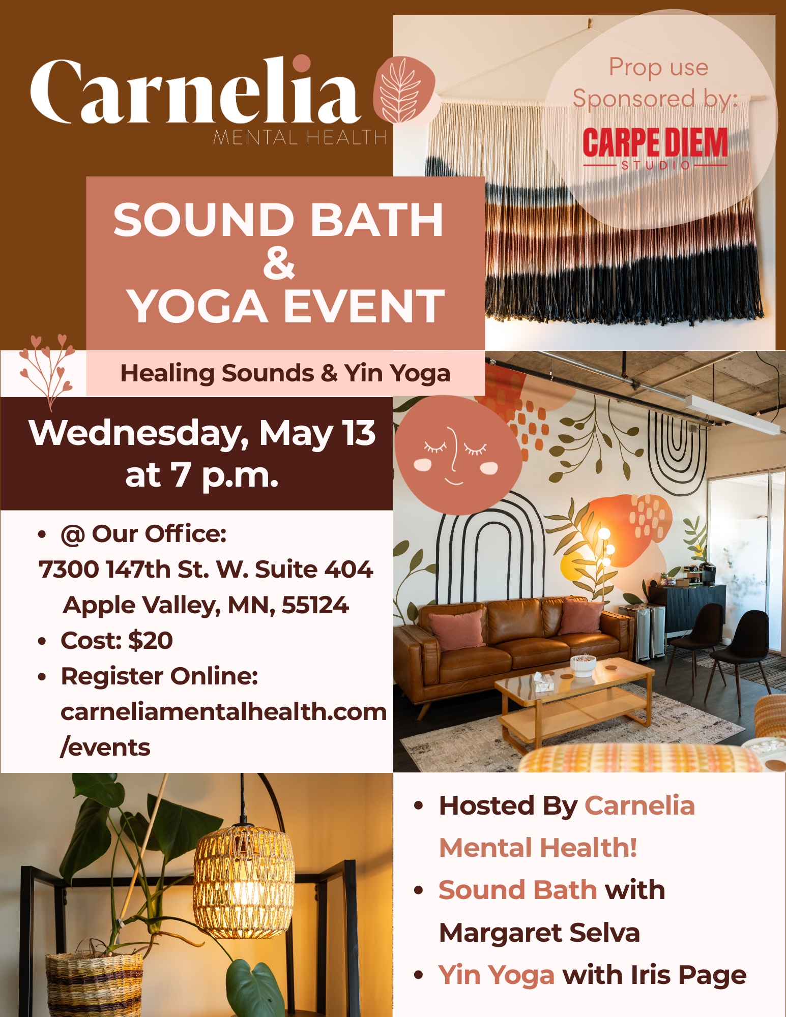 An Evening to Center and Ground: Sound Bath and Yoga Event 