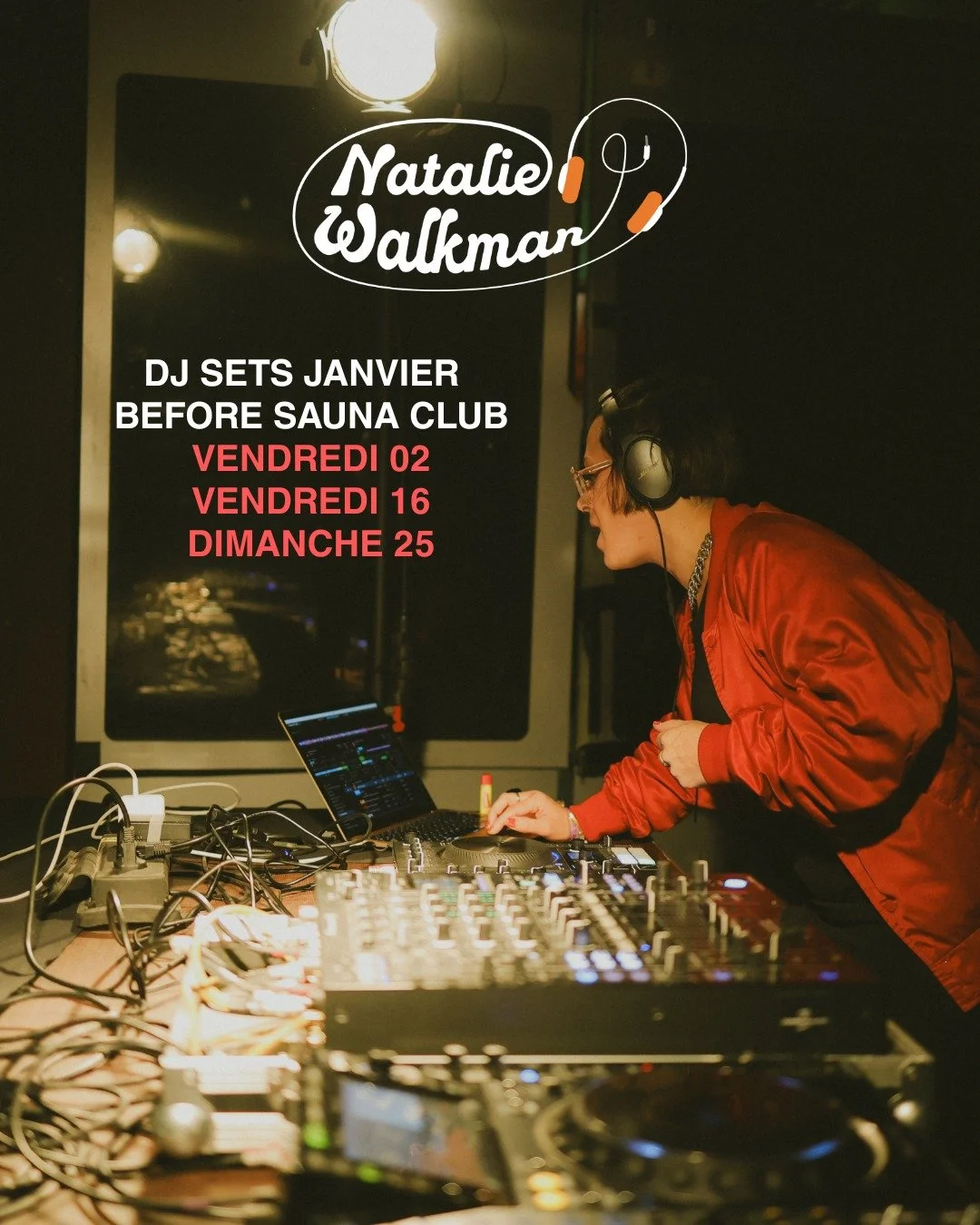 🍑🍑🍑 DJ sets janvier

BEFORE SAUNA CLUB
Vendredi 02
Vendredi 16
Dimanche 25

🔥🔥🔥 Mode Bootyshake Activ&eacute;.

❤️ Follow @dj.nataliewalkman 
📸 @margauxmartins 

cc @beforesaunaclub