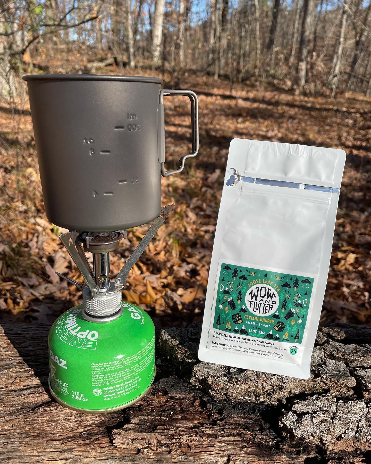 &hellip;craziest thing&hellip;I was preparing tea in my kitchen and then poof! &hellip;I&rsquo;m in the woods with a camp stove. Get this magic at @sparrowmarket @woodwardcornermarket @agricolefarmstop and very soon, I&rsquo;ll have a more up-to-date