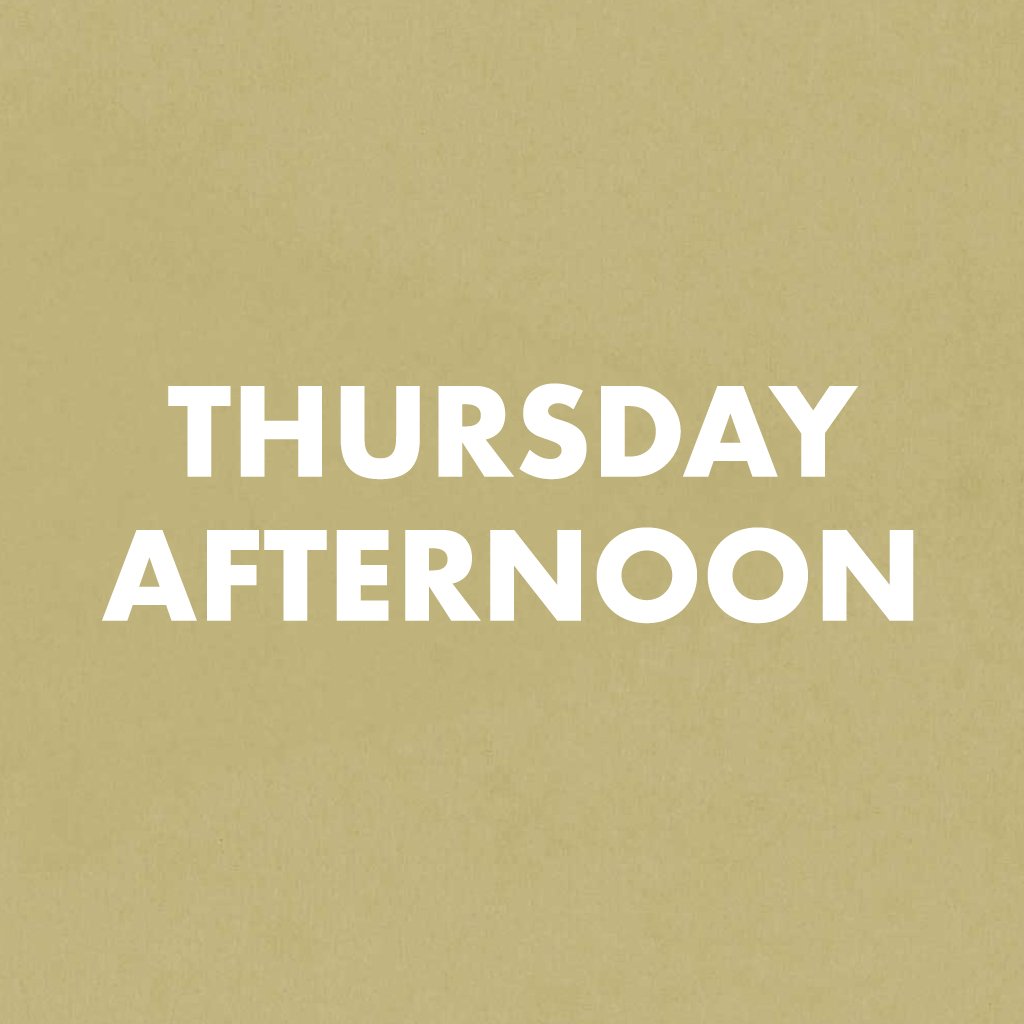 Thursday Afternoon