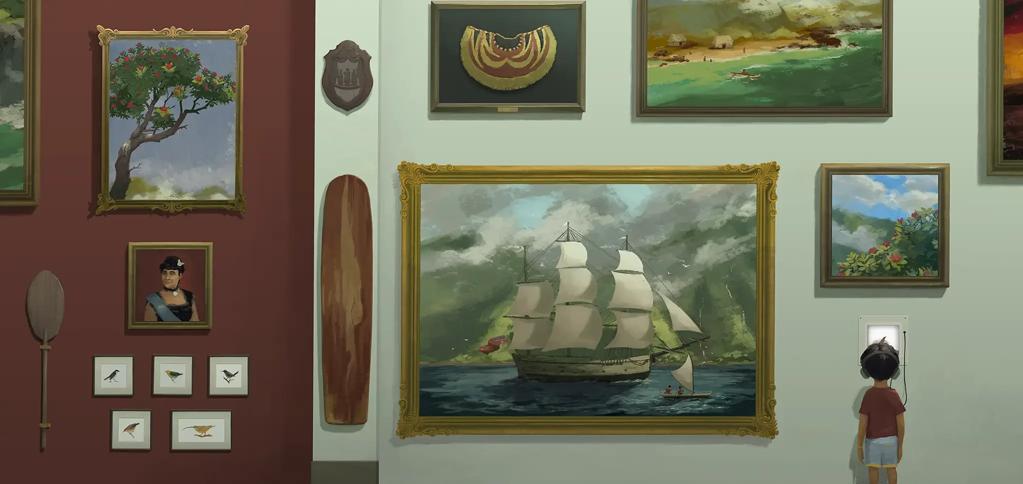 Pau - Wall in the Museum