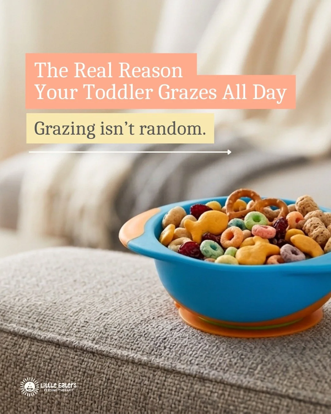 Many toddlers snack throughout the day, but constant grazing can quietly disrupt appetite. When small bites happen all day, the body does not have time to build real hunger, so by dinner, appetite is already low. Young children often do best with a p