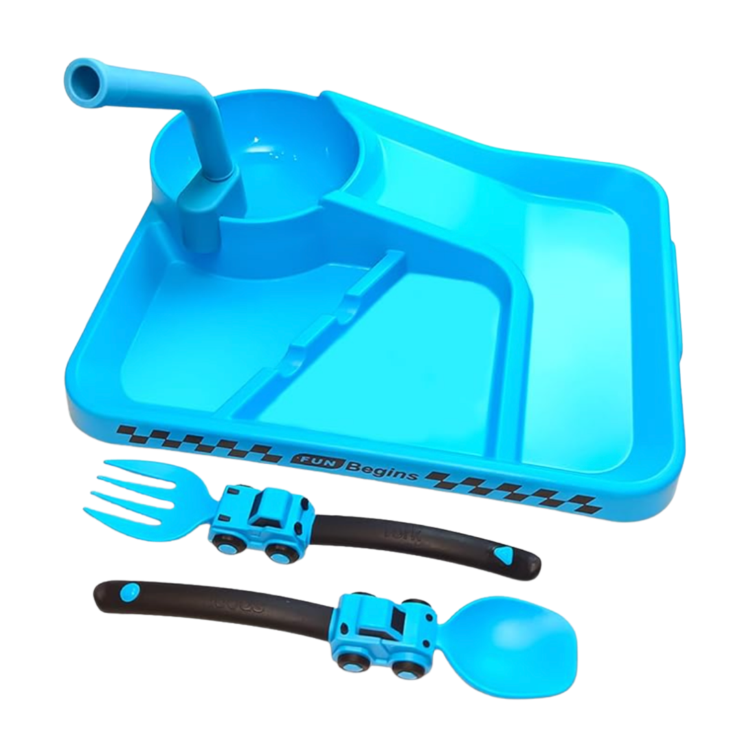 Deinyi Construction Toddler Plates