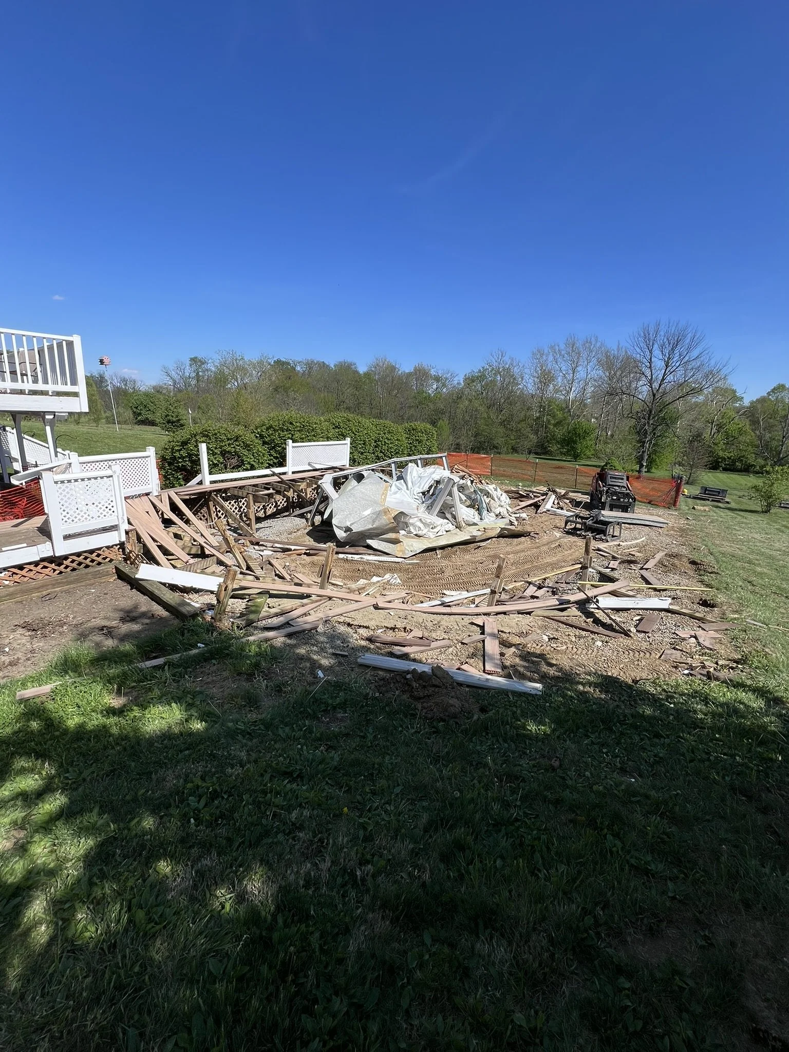Swimming pool demolition and removal in Greater Cincinnati