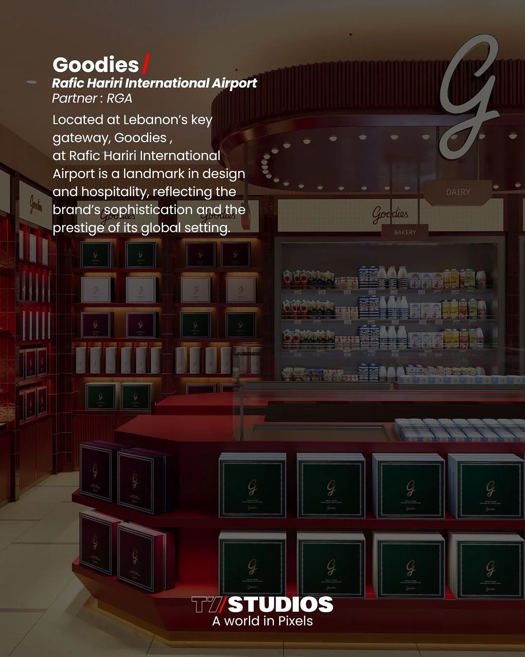 Goodies at Beirut Rafic Hariri International airport.

Rendered by @t7studios 
Partners : RGA architects 

Let&rsquo;s get in touch !
+971 52 877 7752
Info@t7-studios.com
www.t7-studios.com

#3d #render #lebanon #uae #design