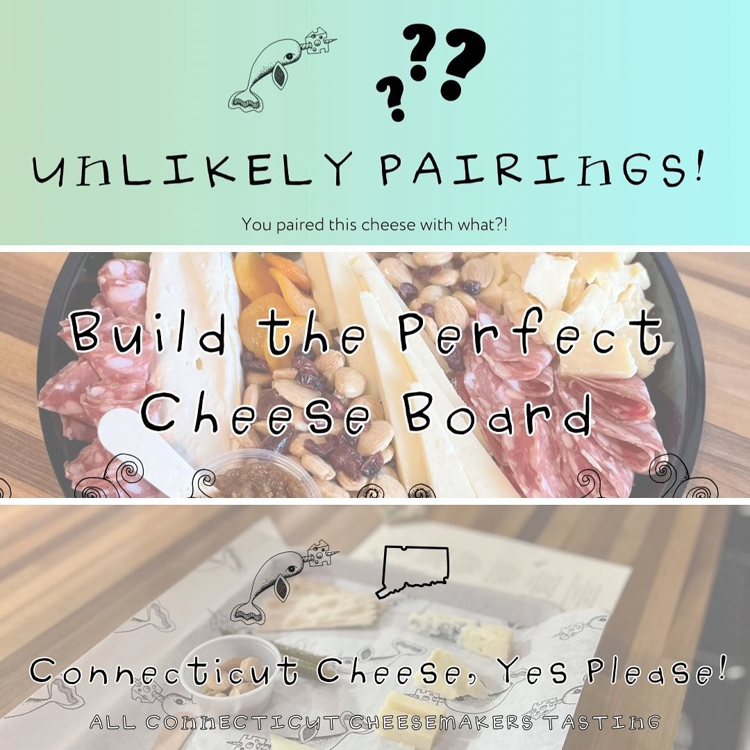 Our slate of classes for the next month ✨

First up, don&rsquo;t miss &ldquo;Unlikely Pairings - You paired this cheese with what?!&rdquo; on Thursday. Surprise your tastebuds with some pairings never before experienced!

Then, mark your calendars fo