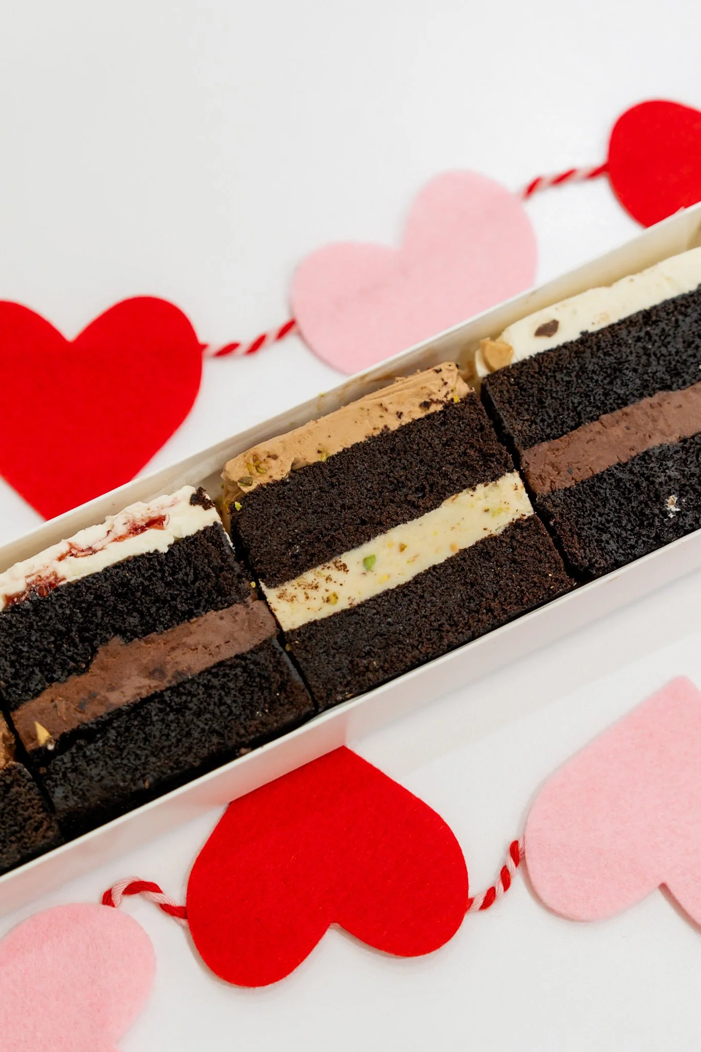 Valentine's Day Cake Flight