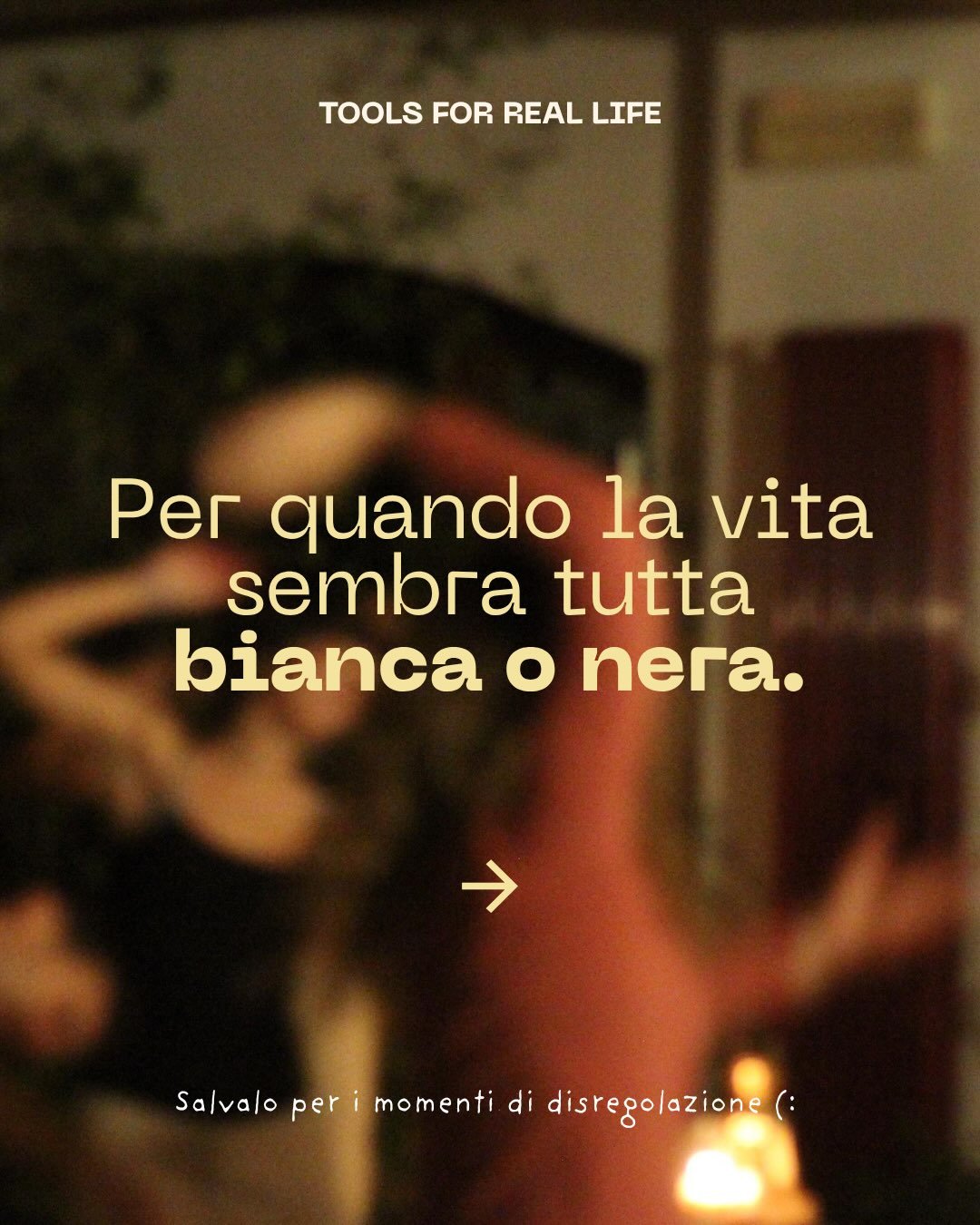 Il sistema nervoso disregolato tende a portarci agli estremi: o iperattiviamo o collassiamo. Imparare a stare nel mezzo &egrave; un lavoro che parte dal corpo e che ci aiuta, piano piano a stare nel mezzo.

Puoi essere felice e attraversare comunque 