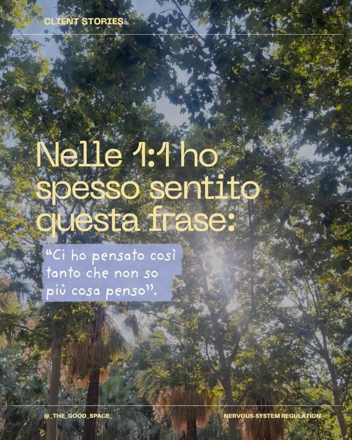 Il loop mentale non &egrave; mancanza di lucidit&agrave;. &Egrave; un sistema nervoso che percepisce la scelta come un pericolo &ndash; e allora ti tiene l&igrave;, a pensare, perch&eacute; pensare sembra pi&ugrave; sicuro che scegliere.
Per questo a