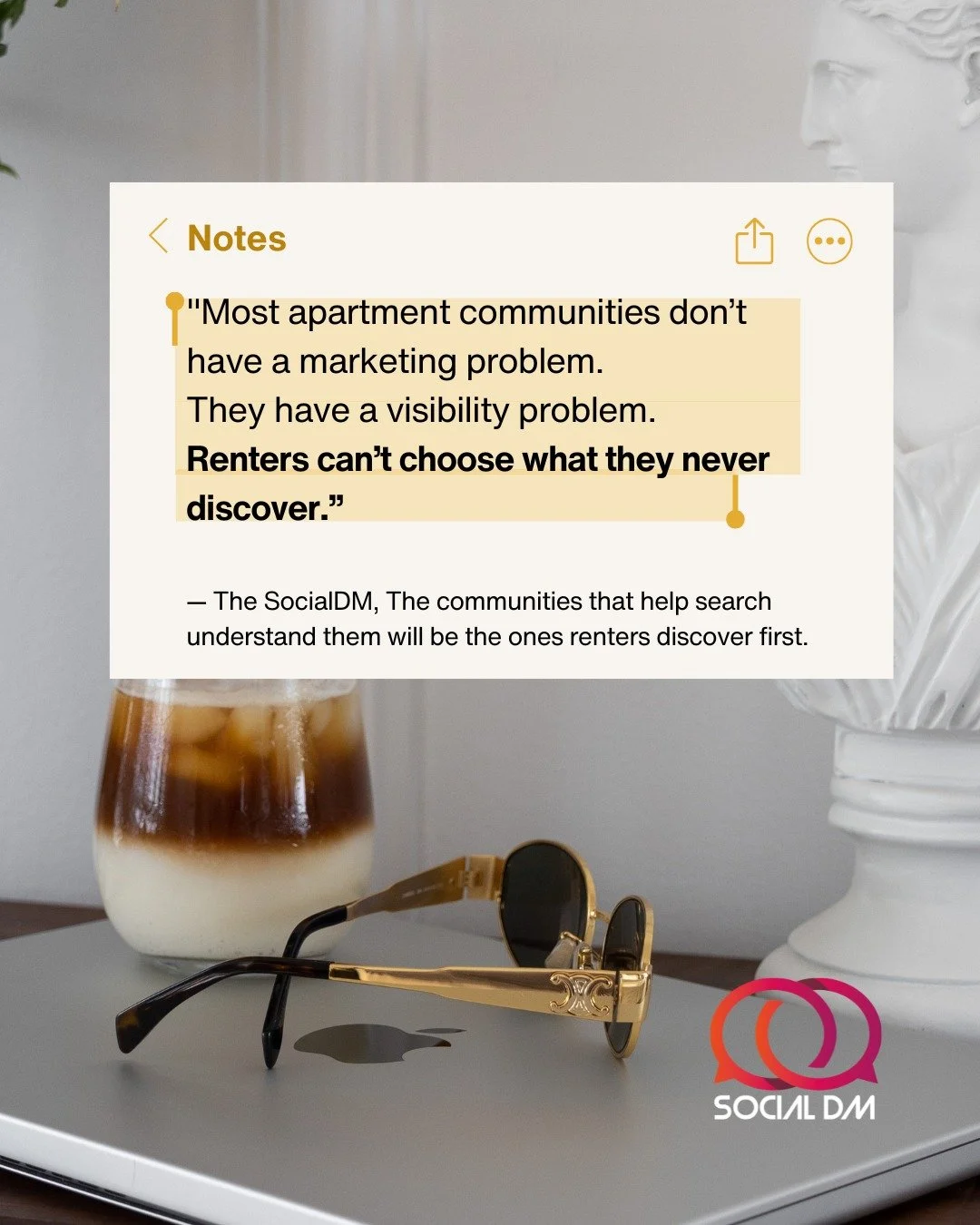 Most apartment communities don&rsquo;t actually have a marketing problem.
They have a visibility problem.

Renters can&rsquo;t choose what they never discover.
One thing we see often when working with apartment communities is that teams are doing a l